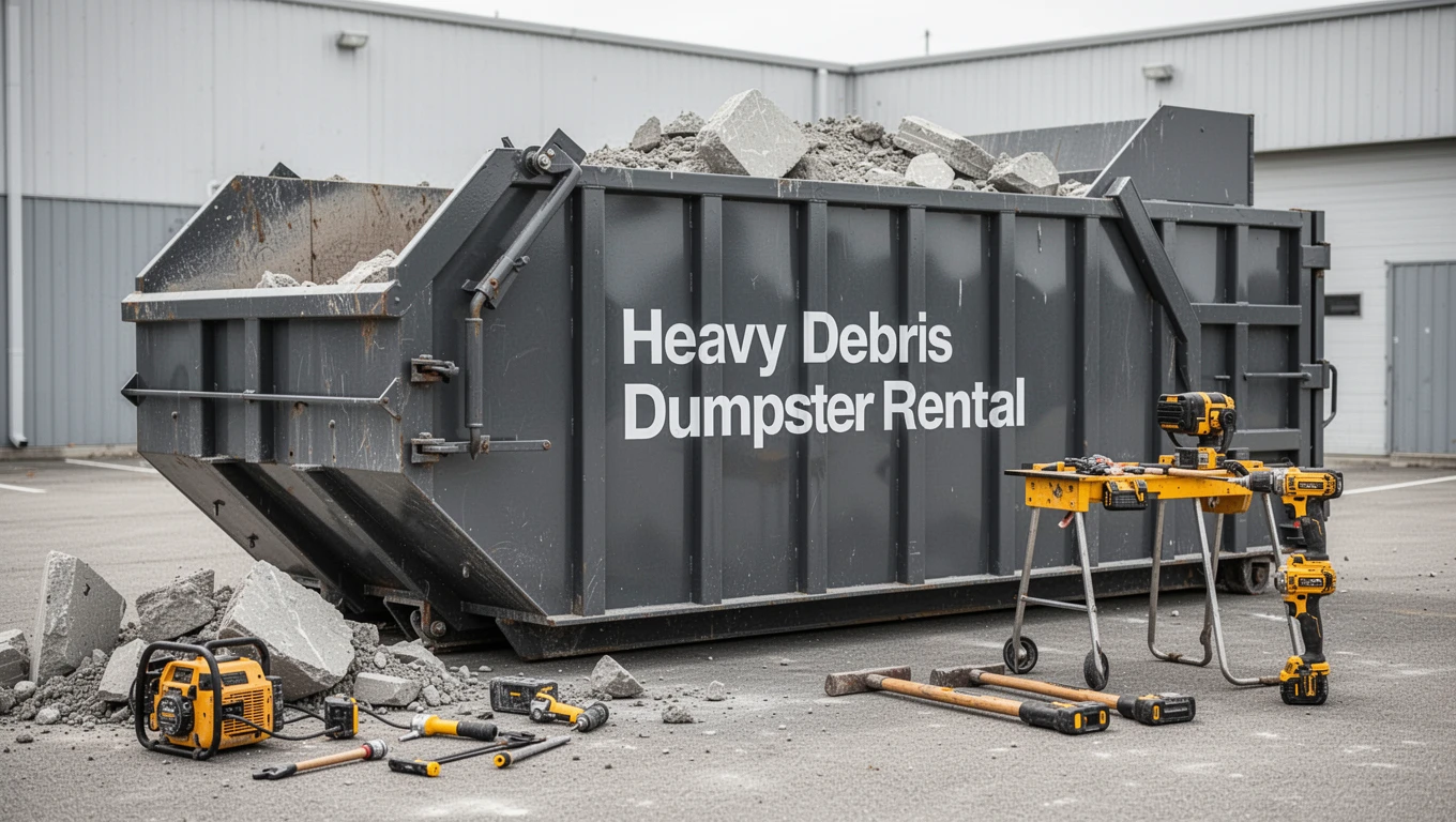 Heavy Debris Dumpster Rental