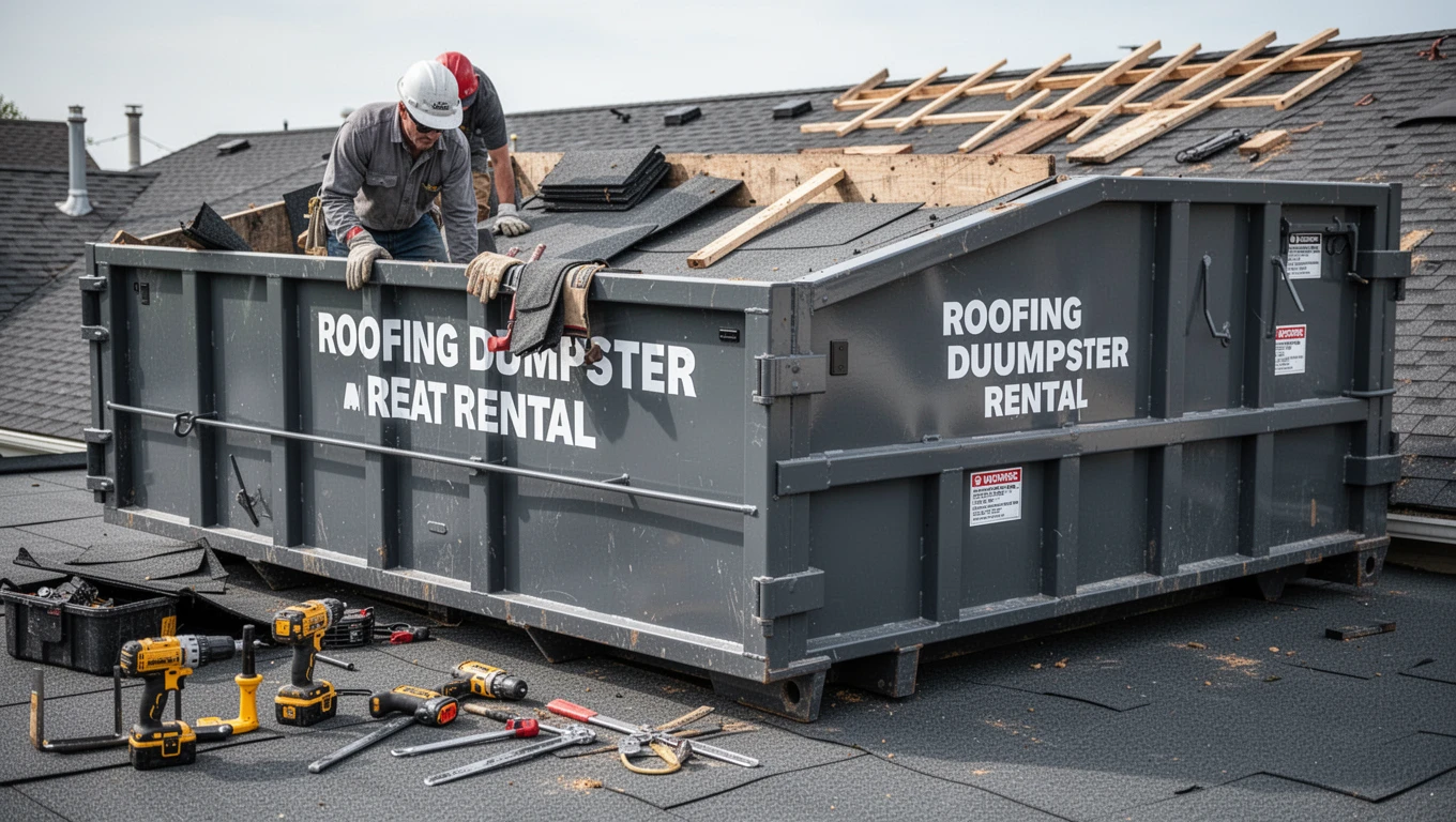 Roofing Dumpster Rental
