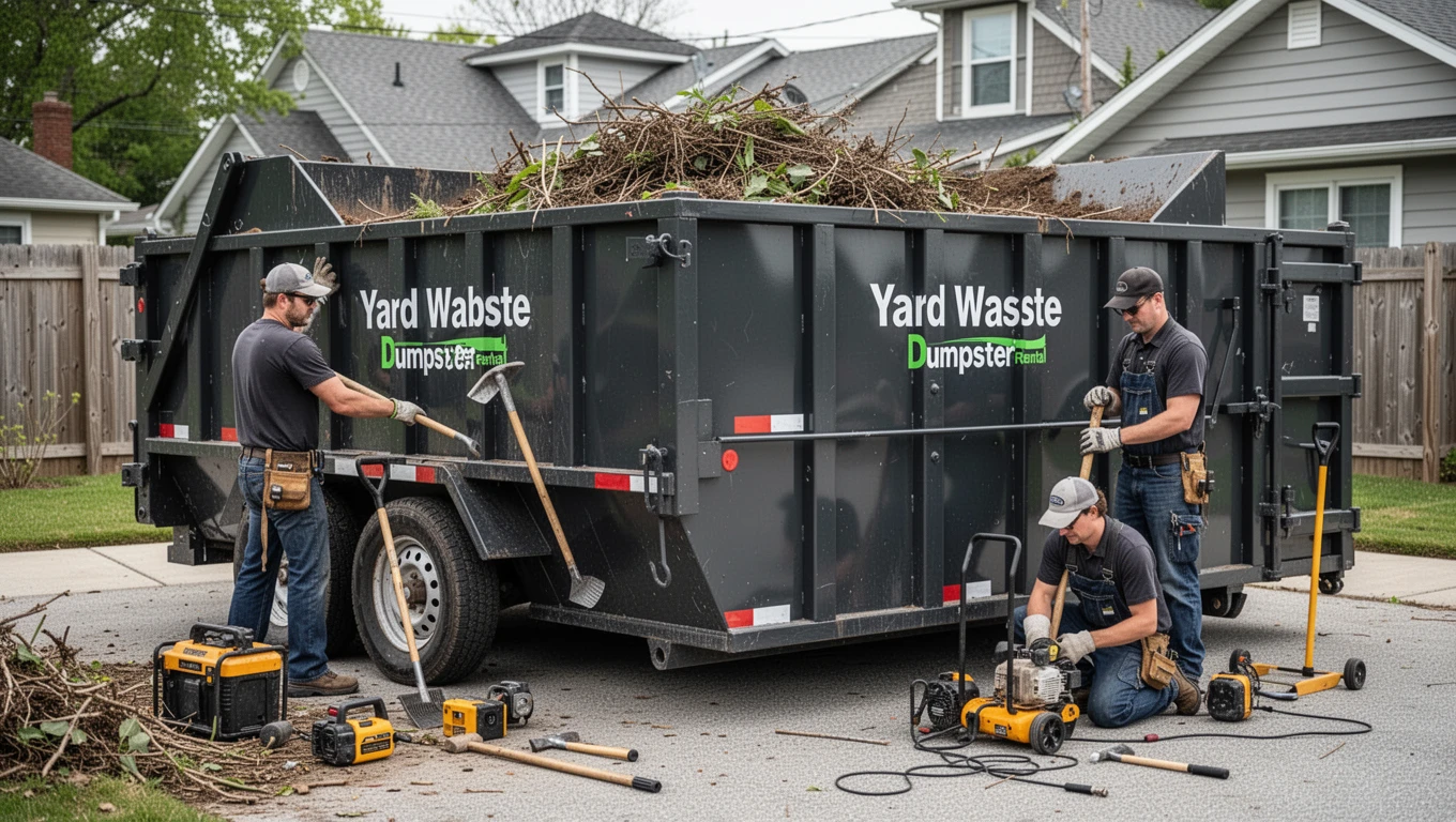 Yard Waste Dumpster Rental