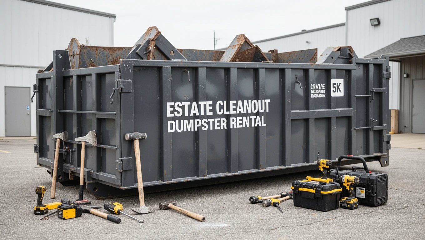 Estate Cleanout Dumpster Rental
